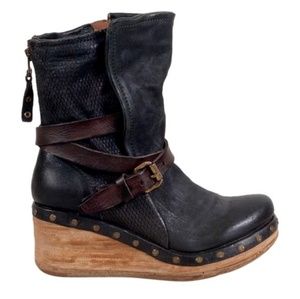 A.S. 98 Stamford Leather Wedge Boot | 40